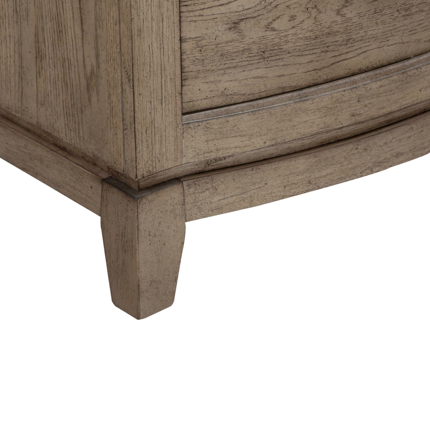 Avalon - Nightstand With Charging Station - Burnished Beige