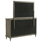 Alderwood - 9-Drawer Dresser With Mirror - French Gray