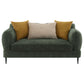 Jade - 2 Piece Chenille Upholstered Sofa Set - Green