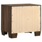 Brandon - 2-Drawer Nightstand - Warm Brown