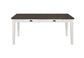 Kingman - 4-Drawer Dining Table - Distressed White