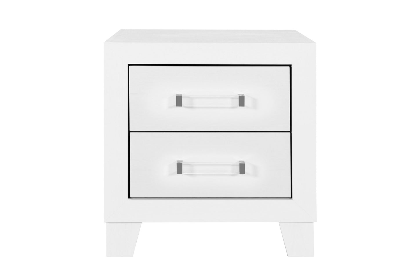 Luccia - 4 Piece Queen Bedroom Set (Queen Bed With LED, Dresser, Mirror, Nightstand) - White