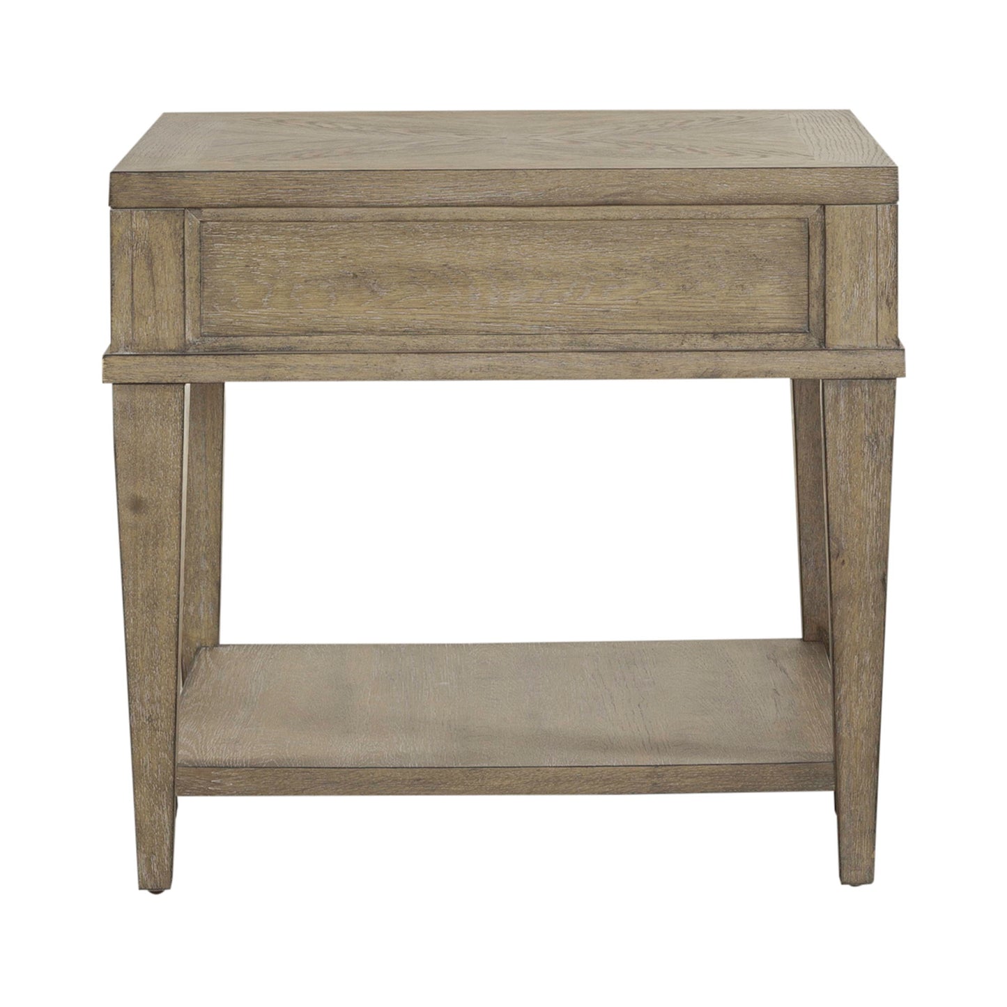 Devonshire - Drawer End Table - Weathered Sandstone