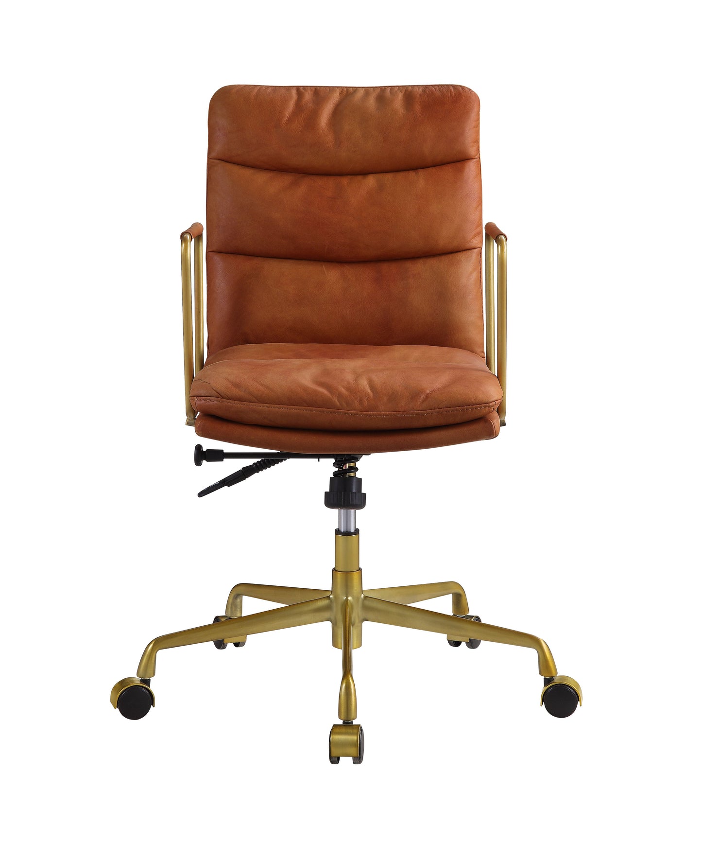 Dudley - Executive Office Chair - Rust Top Grain Leather