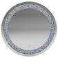 Landar - Round LED Light Wall Mirror - Silver