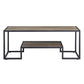 Idella - Accent Table - Rustic Oak & Black Finish