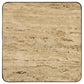 Elyna - Square Accent Table - Travertine And Black