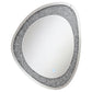 Mirage - Acrylic Crystals Inlay Wall Mirror With Led Lights - Silver