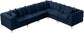 Tremblay - Modular Sectional 6 Piece - Navy - Fabric