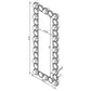 Aghes - Wall Mirror With Lighting - Silver