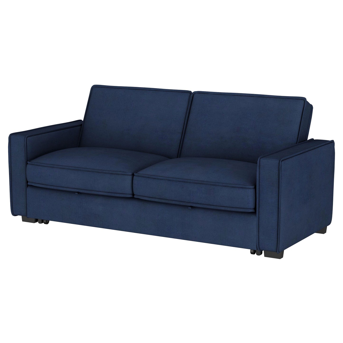 Gretchen - Upholstered Convertible Sleeper Sofa Bed - Navy Blue