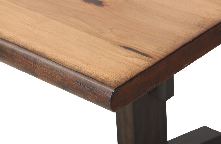 Bexley - Live Edge Dining Table - Natural Honey