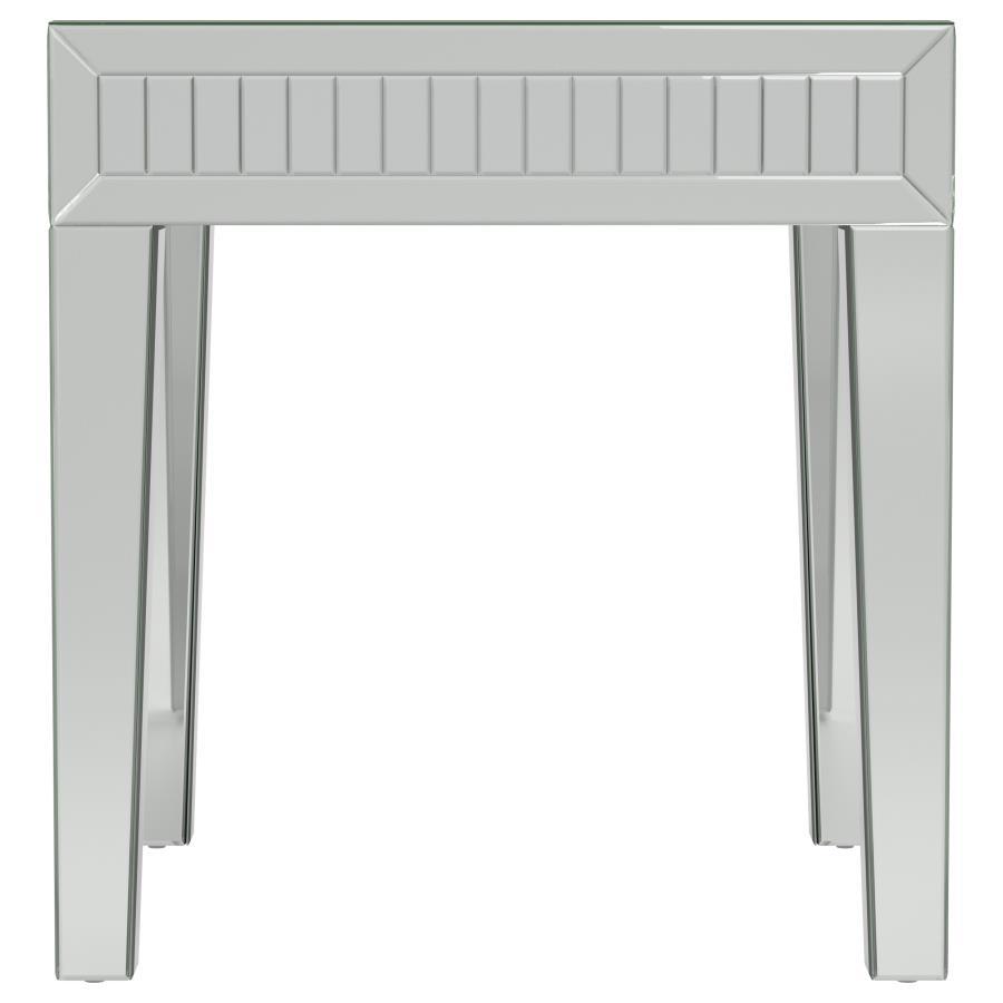 Whitfield - Square End Table - Silver