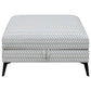 Clint - Upholstered Ottoman With Tapered Legs - Multi-Color
