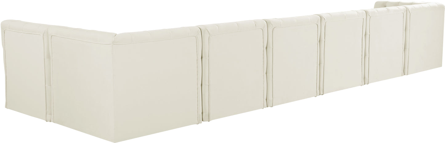 Tuft - Modular Sectional 7 Piece - Cream