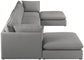 Mackenzie - Modular Sectional 6 Piece - Gray - Fabric - Modern & Contemporary