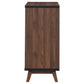 Ezekiel - 2 Door Home Bar Wine Storage Cabinet - Walnut