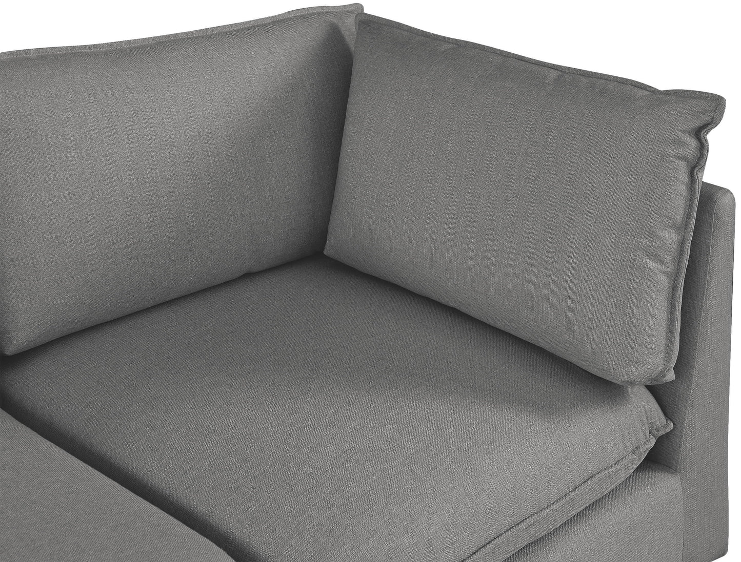 Mackenzie - Modular Sectional 4 Piece - Gray - Fabric