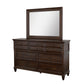 Avenue - Rectangle Dresser Mirror - Weathered Burnished Brown