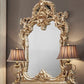 HD-998G - Mirror - Gold With Rust Highlights