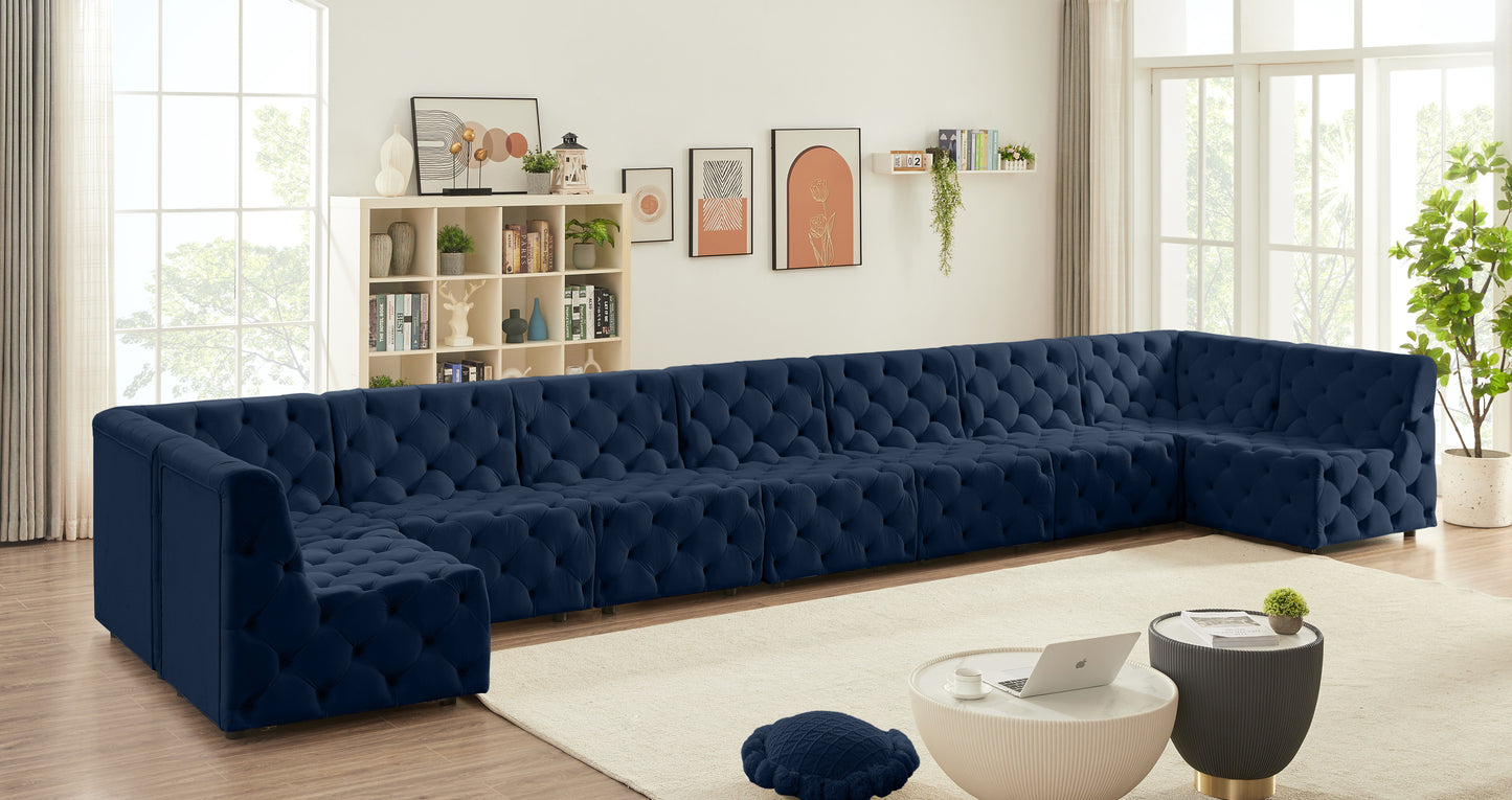 Tuft - Modular Sectional 9 Piece - Navy