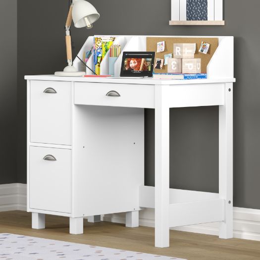 Billie - Writing Desk - White Finish