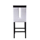 Bernice - Counter Height Chair (Set of 2) - White PU & Black