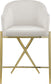 Xavier - Counter Stool with Gold Legs