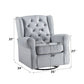 Zeger - Swivel Chair - Gray Fabric