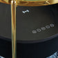 Nedman - Black / Gold Finish - Accent Table With Speaker