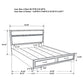 Miranda - 2-Drawer Storage Bed