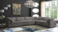 Cozy - Modular Sectional Cloud 6 Piece - Grey