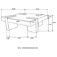 Samira - Wooden Square Coffee Table - Natural Sheesham