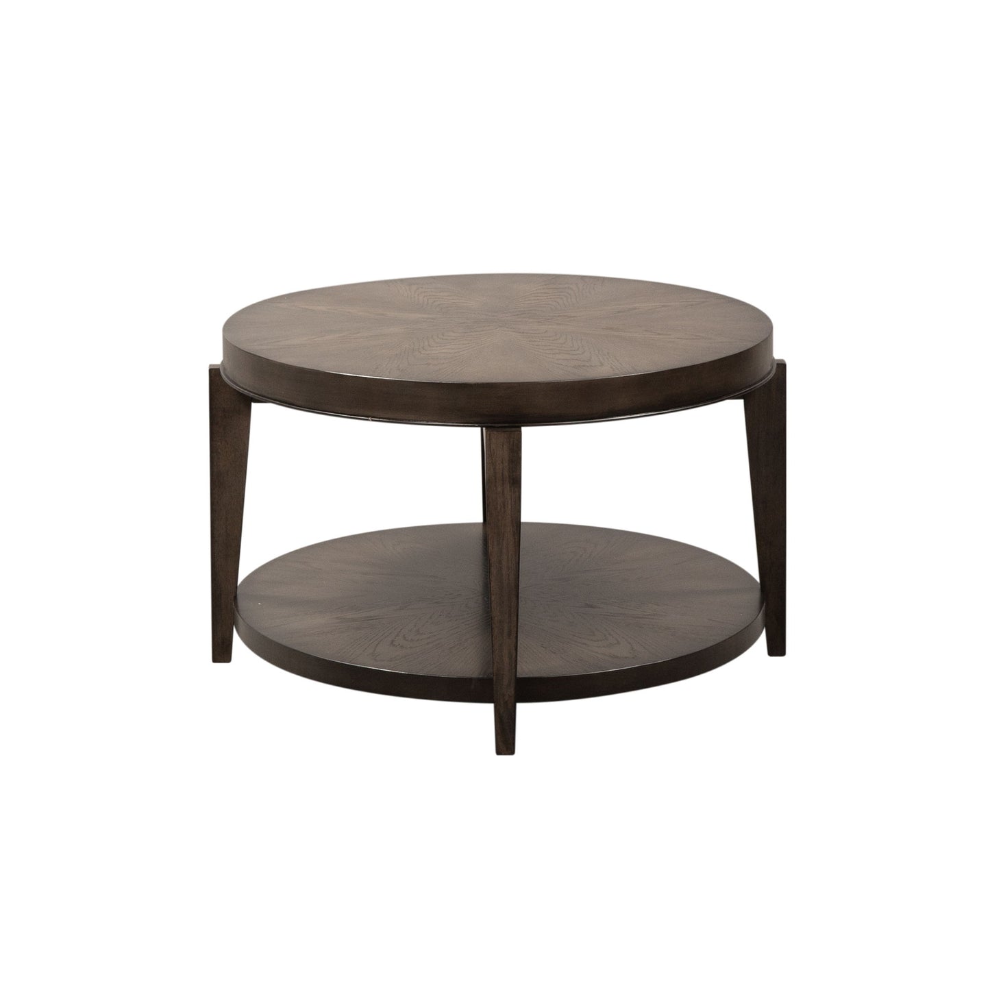 Penton - Oval Cocktail Table - Dark Brown