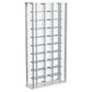 Montara - Tempered Glass Wine Storage LED Curio Cabinet - Chrome