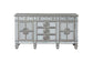 Varian - Server - Mirrored & Antique Platinum - 36"