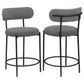 Viola - Boucle Upholstered Bar Stool (Set of 2)