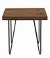 Adrian - Square End Table - Light Brown