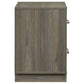 Fenwick - 2-Drawer Nightstand Bedside Table - Gray Oak