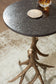 Lemkins - Black / Antique Gold Finish - Accent Table