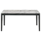 Stevie - Rectangular Faux Marble Top Dining Table