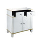 Osma - Accent Table - Mirrored & Gold