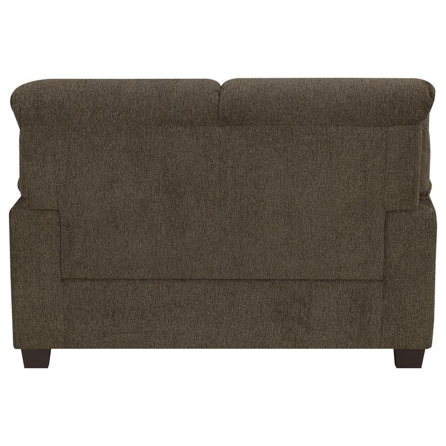 Clementine - Upholstered Padded Arm Sofa Set