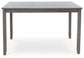 Caitbrook - Gray - Rect Drm Counter Table Set (Set of 7)