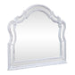 Magnolia Manor - Scalloped Mirror - White