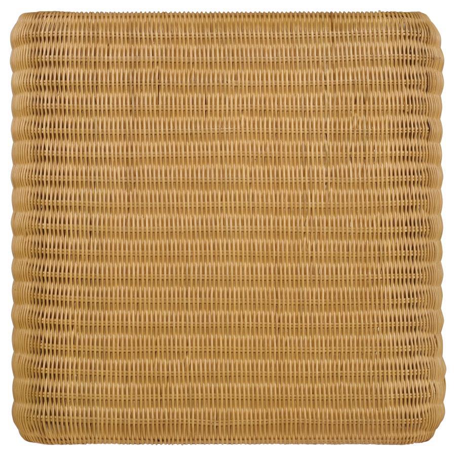 Juanita - Square Rattan End Table - Natural