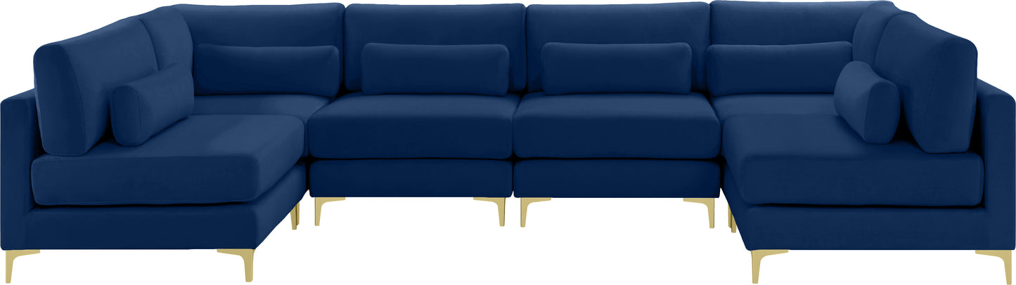 Julia - Modular Sectional 6 Piece - Navy