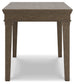 Janismore - Weathered Gray - Home Office Desk