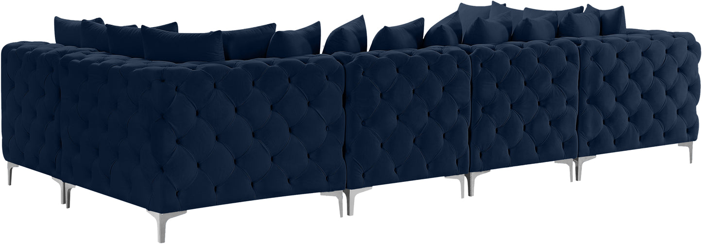 Tremblay - Modular Sectional 6 Piece - Navy - Modern & Contemporary