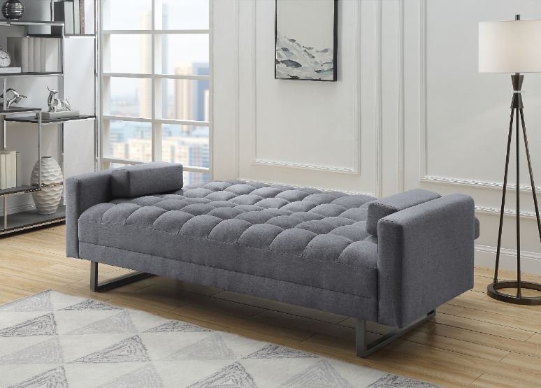 Limosa - Futon - Gray Fabric